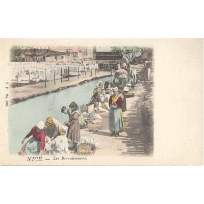 Nice - Les Blanchisseuses du Paillon - carte postale trés bon état